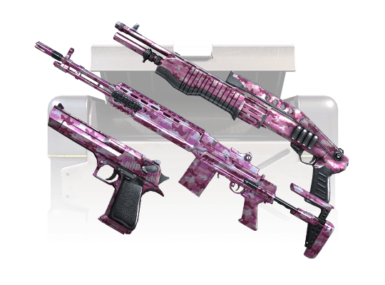 Pink Camo Crate
